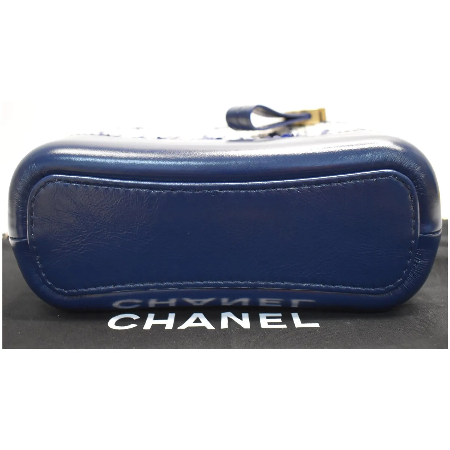 CHANEL Gabrielle Sequins Small Hobo Shoulder Bag Blue/White - 15% OFF
