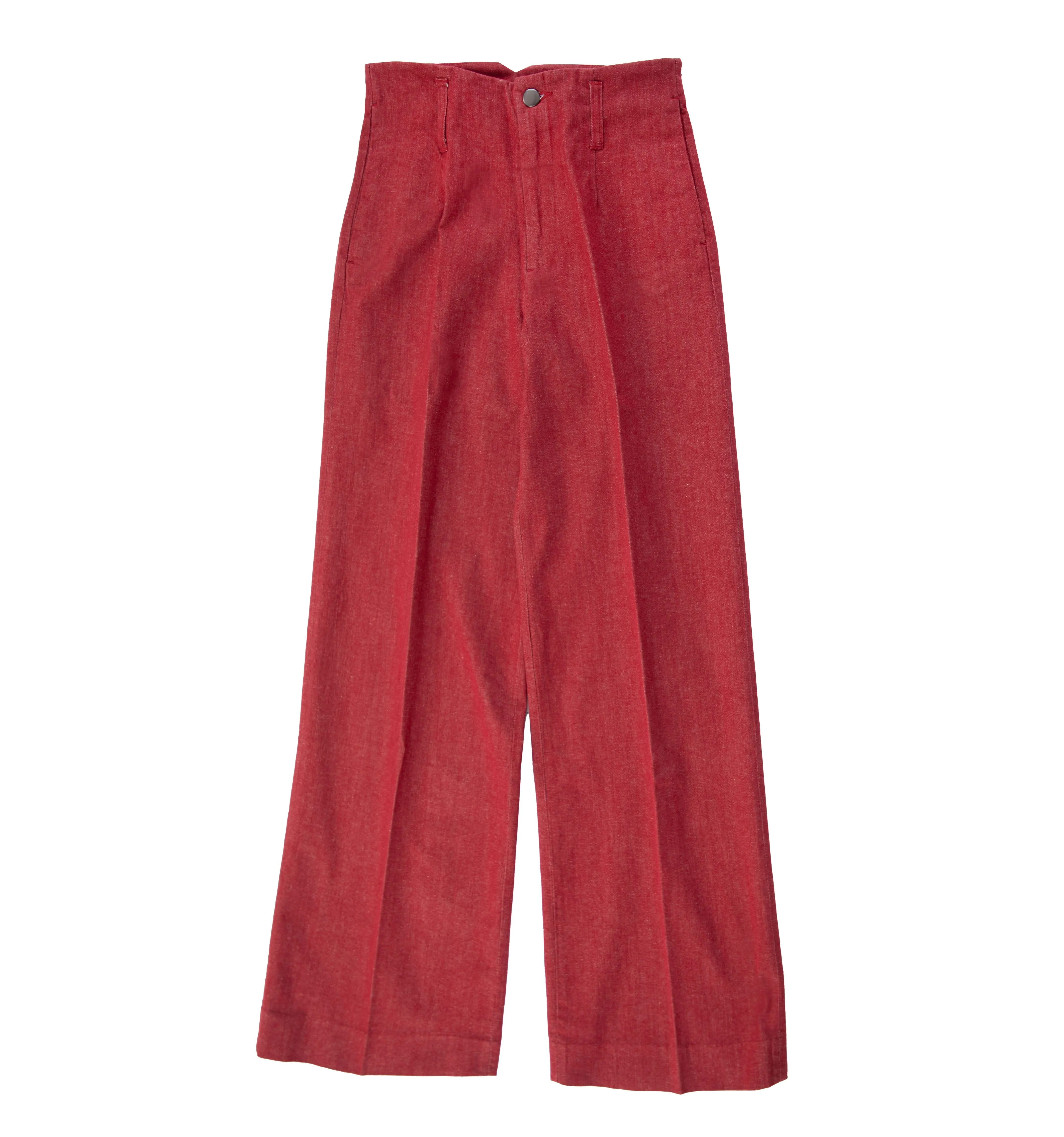 Lightweight Twill Wide Legs