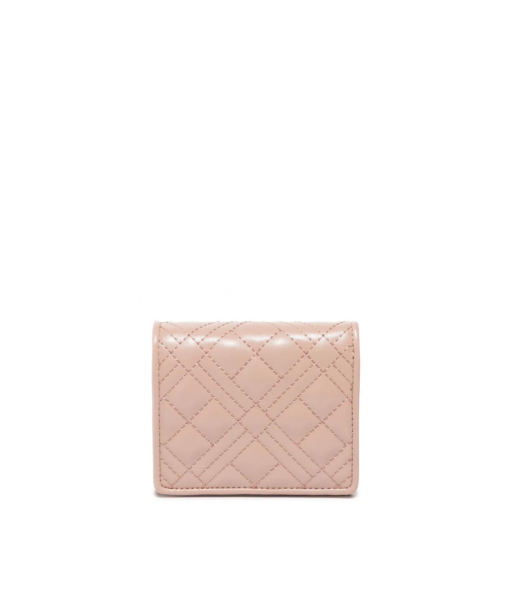 Portafoglio Quilted Nappa Pu - Rosa