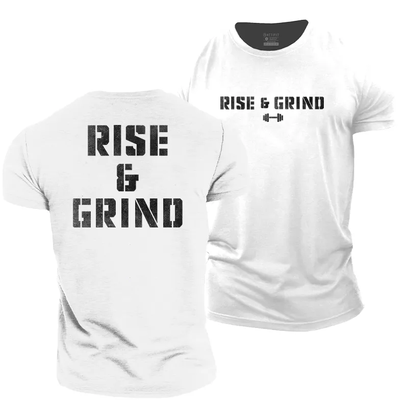Rise And Grind Cotton T-Shirt